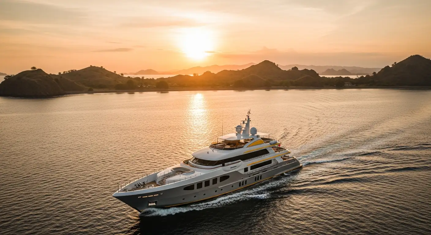 Komodo Liveaboard Luxury — HNW Super-Yacht Charter from Labuan Bajo